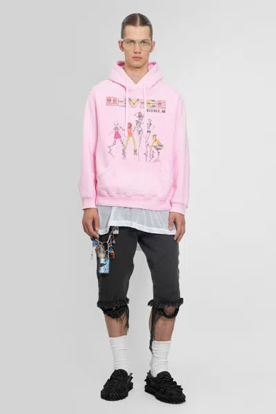 Shop Doublet Man Pink Sweatshirts