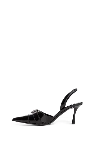Givenchy Voyou 45 Leather Slingback Pumps In Black