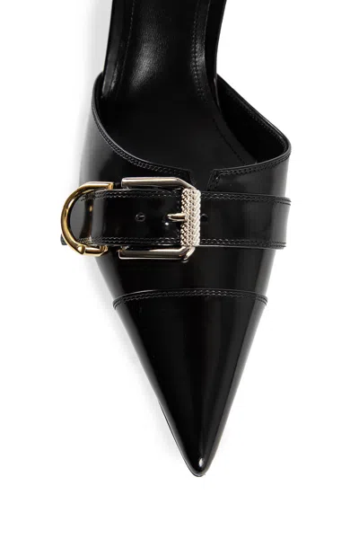 Givenchy Voyou 45 Leather Slingback Pumps In Black
