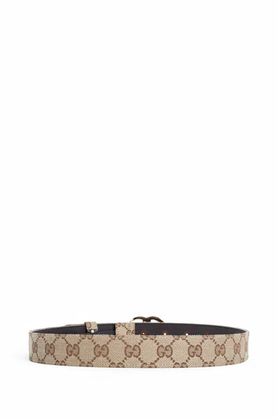 Shop Gucci Woman Beige Belts