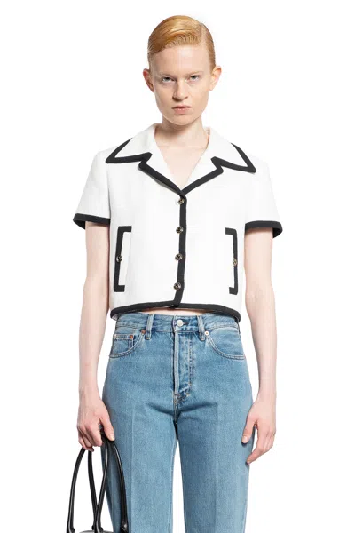 GUCCI WOMAN BLACK&WHITE TOPS 