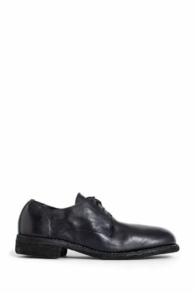 Guidi Woman Black Lace-ups In Black