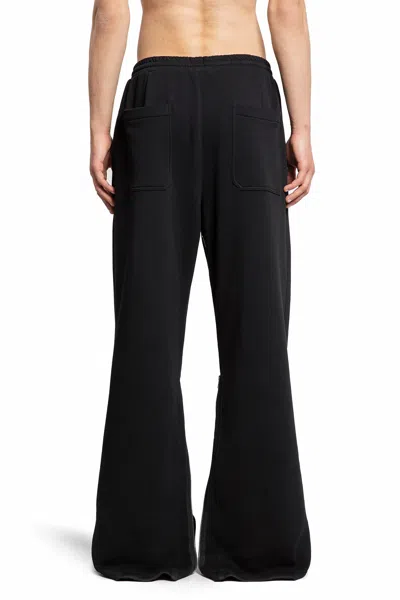 Helmut Lang Men's Gusset Cotton Sweatpants In Black