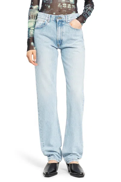 Shop Jean Paul Gaultier Woman Blue Jeans