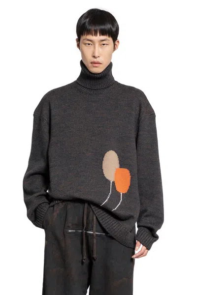 Jordanluca Man Brown Knitwear In Brown