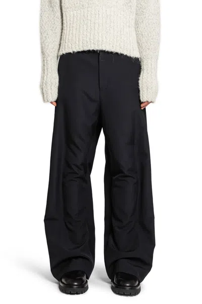 Karmuel Young Man Black Trousers In Black