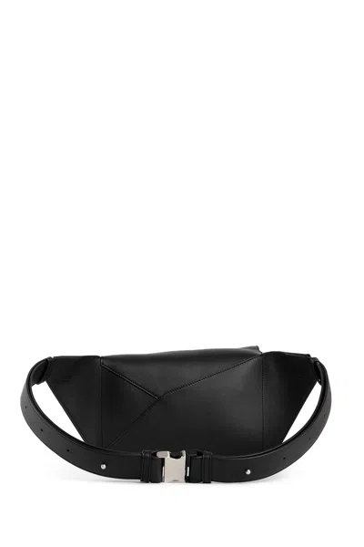 Loewe Small Puzzle Belt Bag In Black