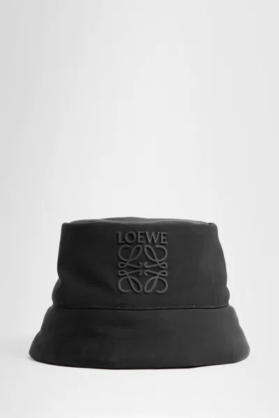 Shop Loewe Man Black Hats