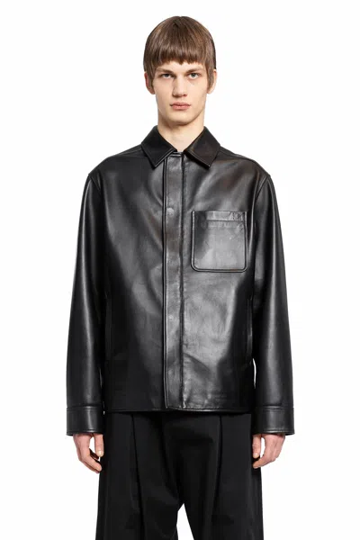 Shop Loewe Man Black Jackets