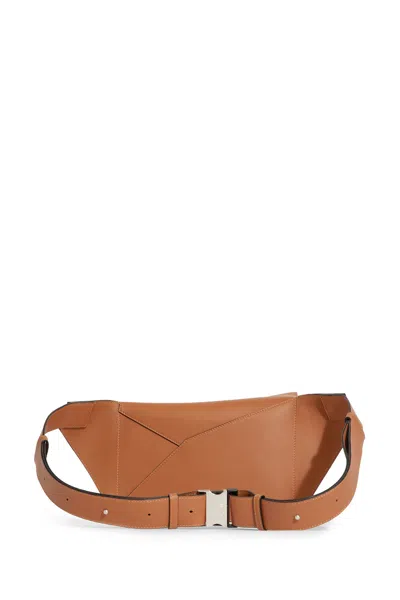 Loewe Small Puzzle Bumbag In Brown