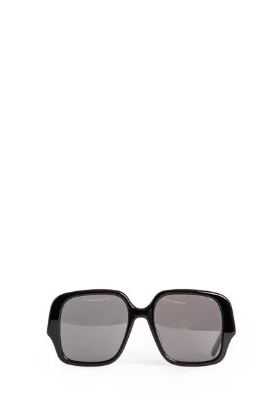 Loewe Thin Square Sunglasses In Black