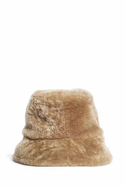 Shop Loewe Woman Beige Hats