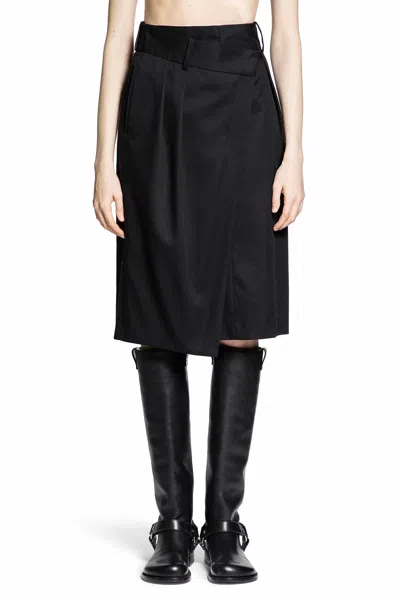 Shop Loewe Woman Black Skirts