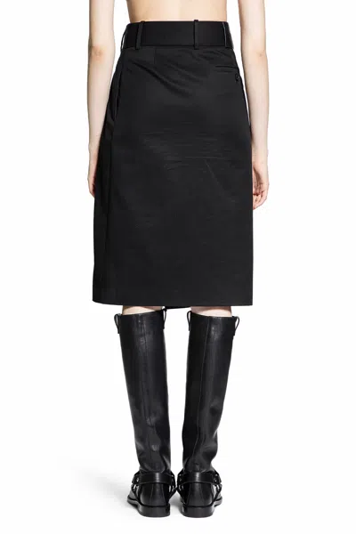 Shop Loewe Woman Black Skirts