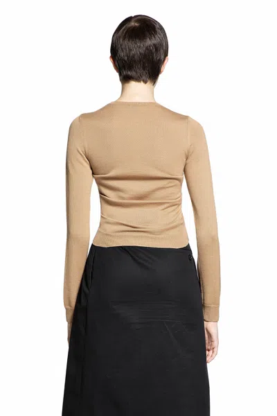 Shop Loewe Woman Brown Knitwear