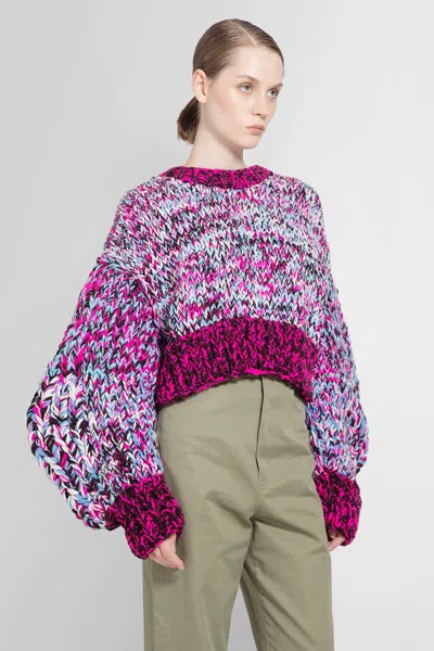 Shop Loewe Woman Multicolor Knitwear