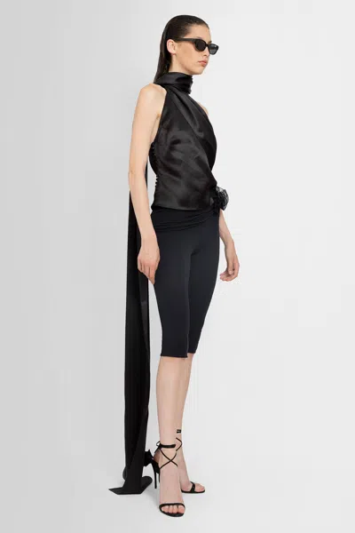 MAGDA BUTRYM WOMAN BLACK TOPS 