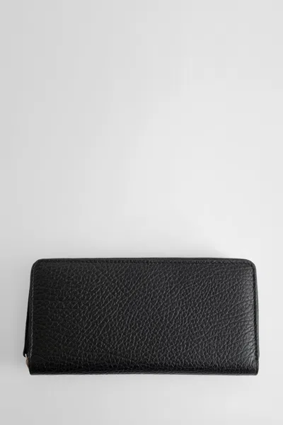 Maison Margiela Man Black Wallets & Cardholders In Black