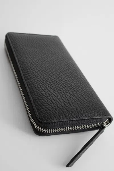 Maison Margiela Man Black Wallets & Cardholders In Black