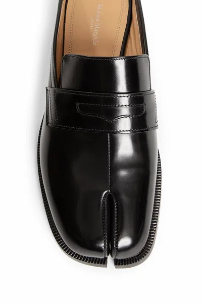 Maison Margiela Mocassini Tabi Aperti Sul Retro In Black