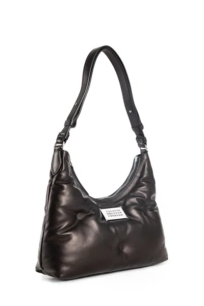 Maison Margiela Glam Slam Hobo Small Bag In Black