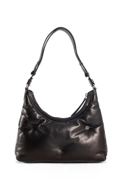 Maison Margiela Glam Slam Hobo Small Bag In Black