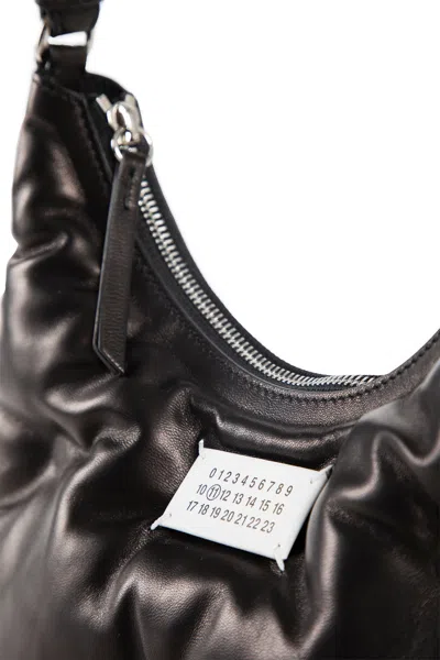 Maison Margiela Glam Slam Hobo Small Bag In Black