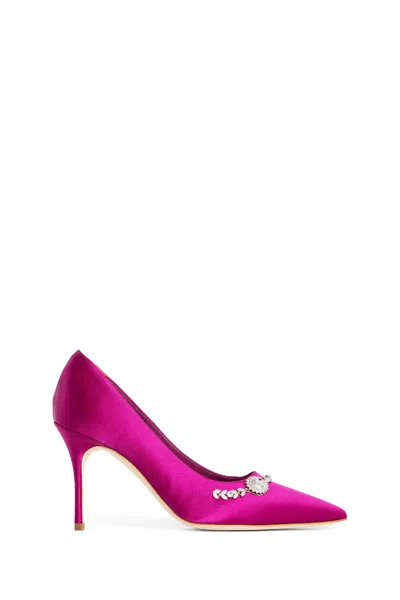 Shop Manolo Blahnik Woman Pink Pumps