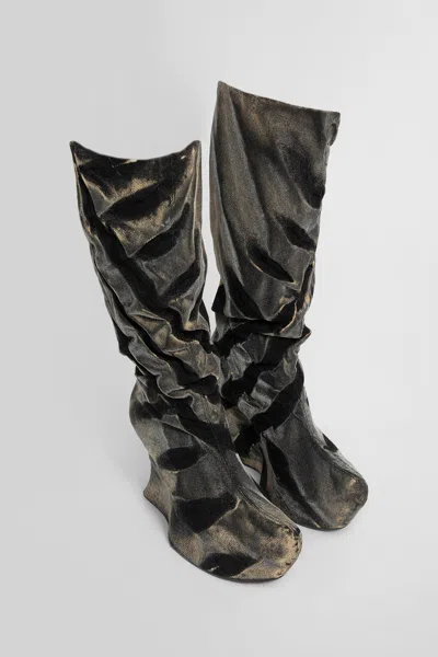 Shop Masha Popova Woman Silver Boots