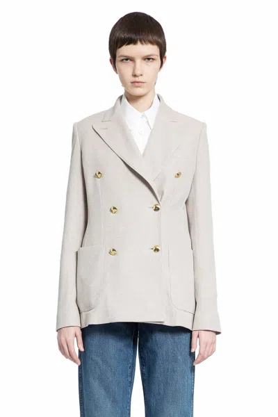 Shop Max Mara Woman Beige Blazers