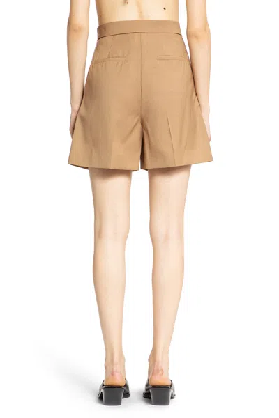 Shop Max Mara Woman Beige Shorts