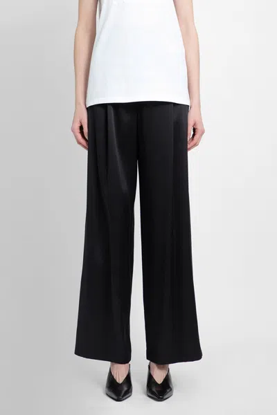 Shop Max Mara Woman Black Trousers