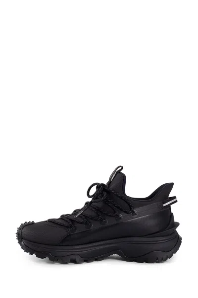 Shop Moncler Woman Black Sneakers