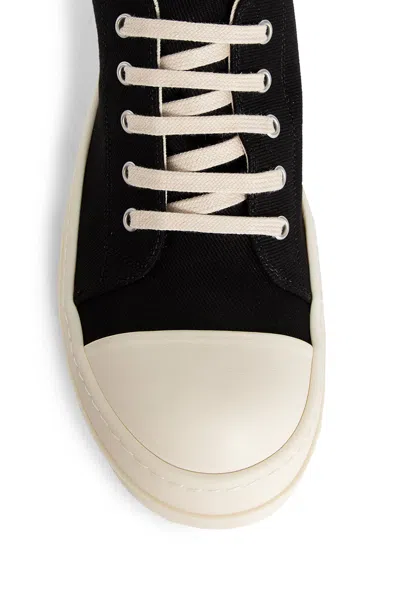 Shop Rick Owens Drkshdw Man Black Sneakers