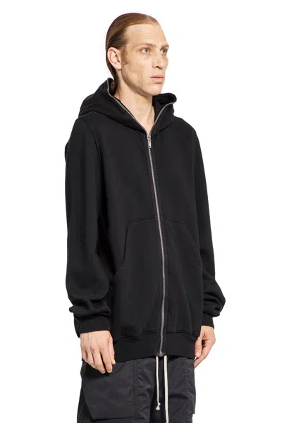 Shop Rick Owens Drkshdw Man Black Sweatshirts