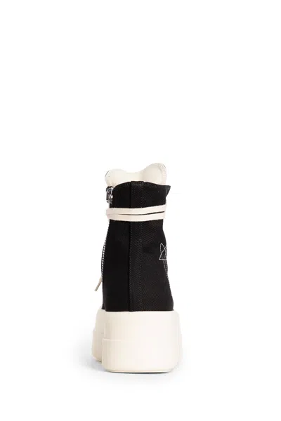 Rick Owens Drkshdw Black Porterville Double Bumper Sneaks Sneakers In Black