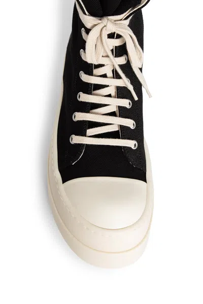 Rick Owens Drkshdw Black Porterville Double Bumper Sneaks Sneakers In Black