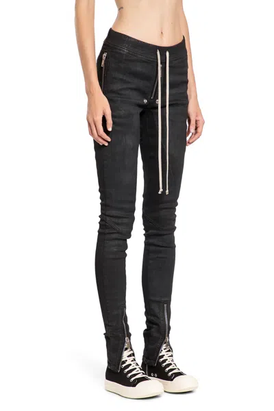 Rick Owens Drkshdw Pantaloni Skinny Di Gary In Black