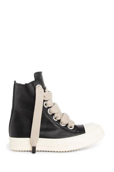 Shop Rick Owens Man Black Sneakers