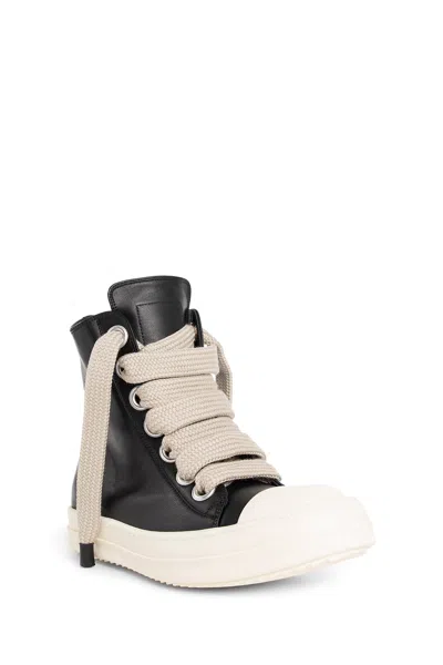 Shop Rick Owens Man Black Sneakers