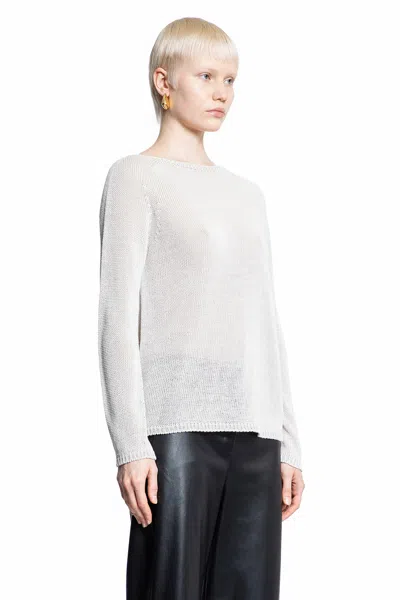 Shop 's Max Mara Woman Off-white Knitwear