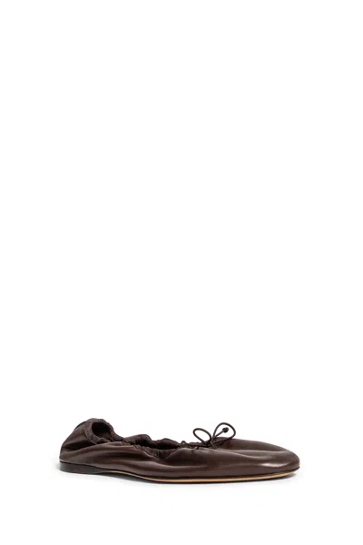The Row Hereditas Ballerinas In Brown
