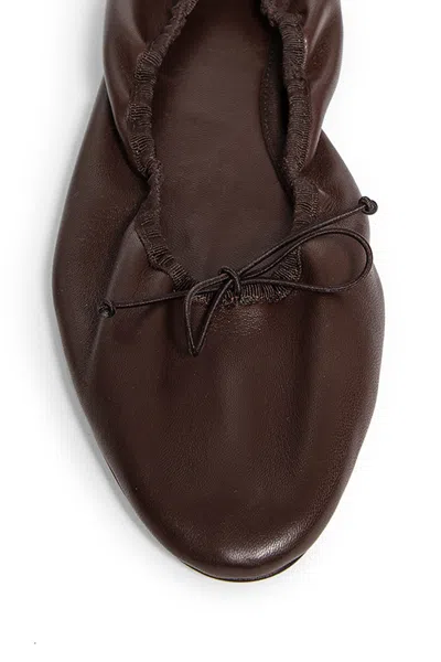 The Row Hereditas Ballerinas In Brown