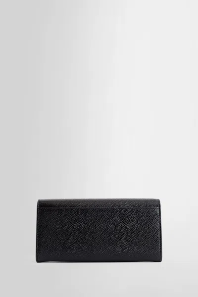 Shop Thom Browne Woman Black Wallets & Cardholders