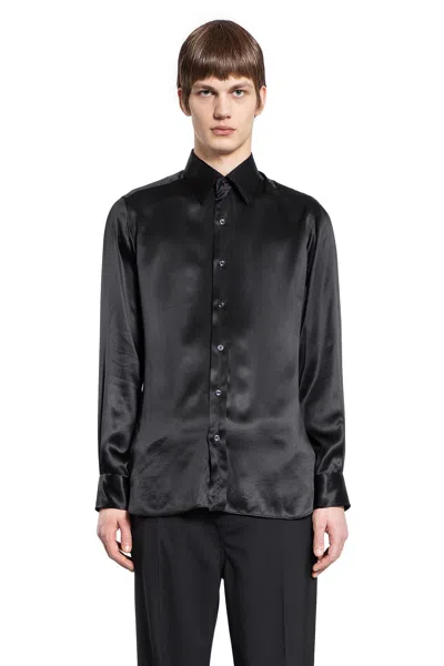 Shop Tom Ford Man Black Shirts