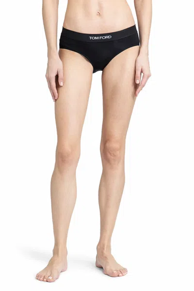 Tom Ford Black Modal Signature Boy Shorts In Black
