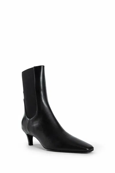 Totême Toteme Women The Mid Heel Boot Leather Boots In Black