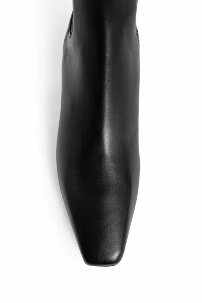 Totême Toteme Women The Mid Heel Boot Leather Boots In Black