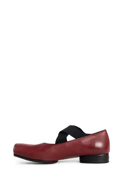 Uma Wang Heeled Ballet Flats In Red