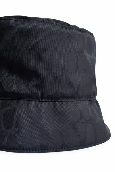 Shop Valentino Man Black Hats